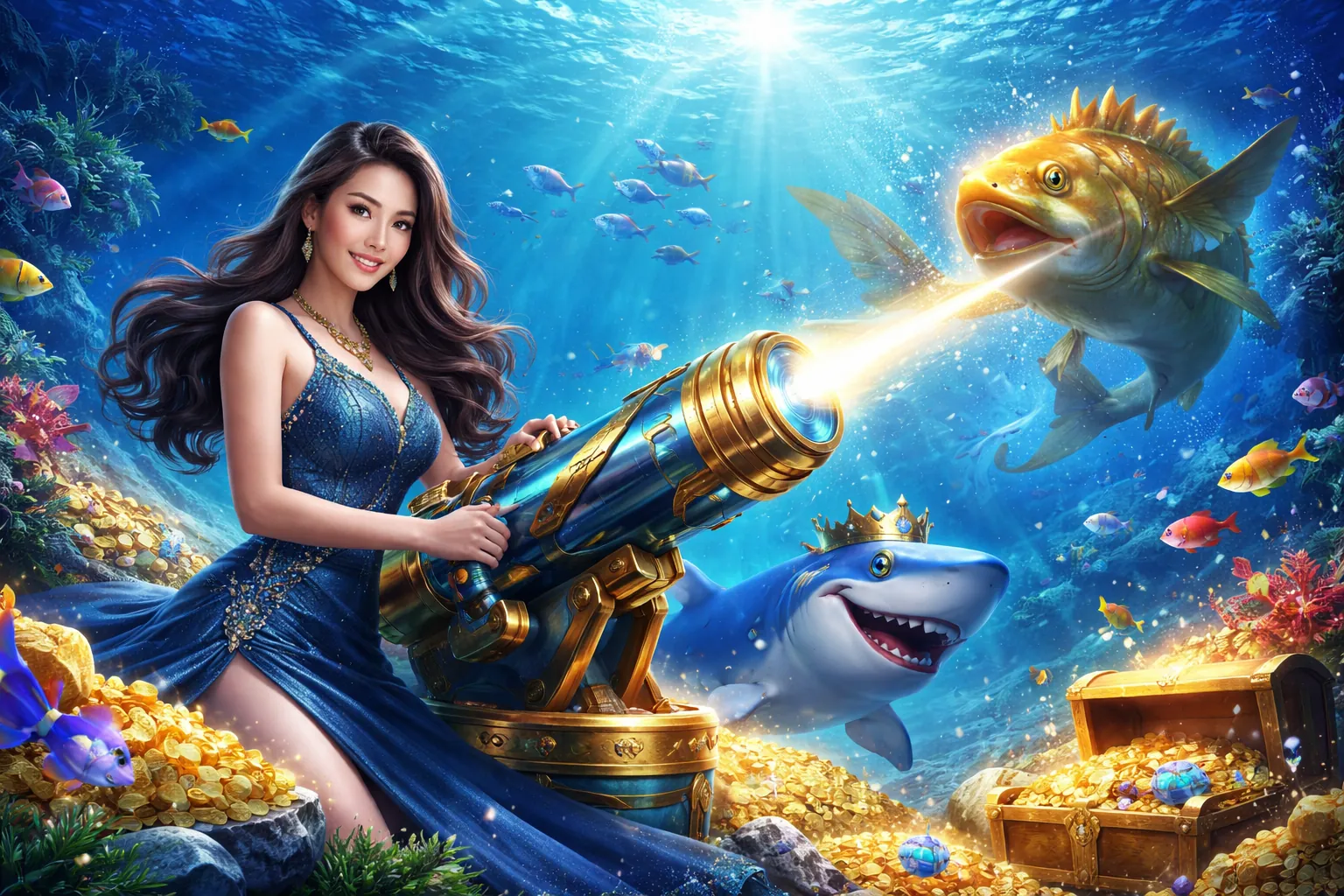 Thế giới bắn cá sống động tại nohu90 hiện đang mở